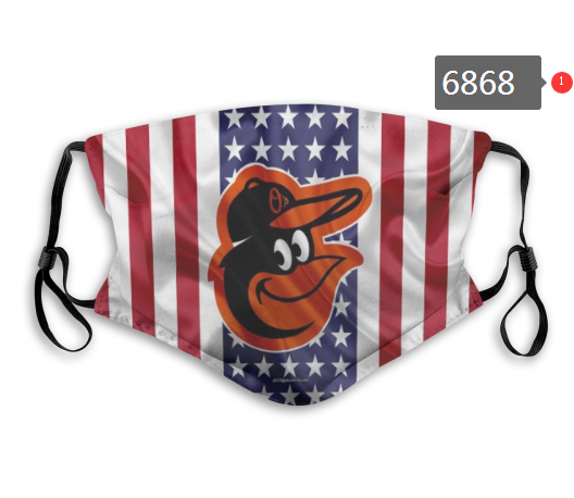 2020 MLB Baltimore Orioles #1 Dust mask with filter